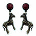 Palestro Milano Orecchini Zebre con bottone