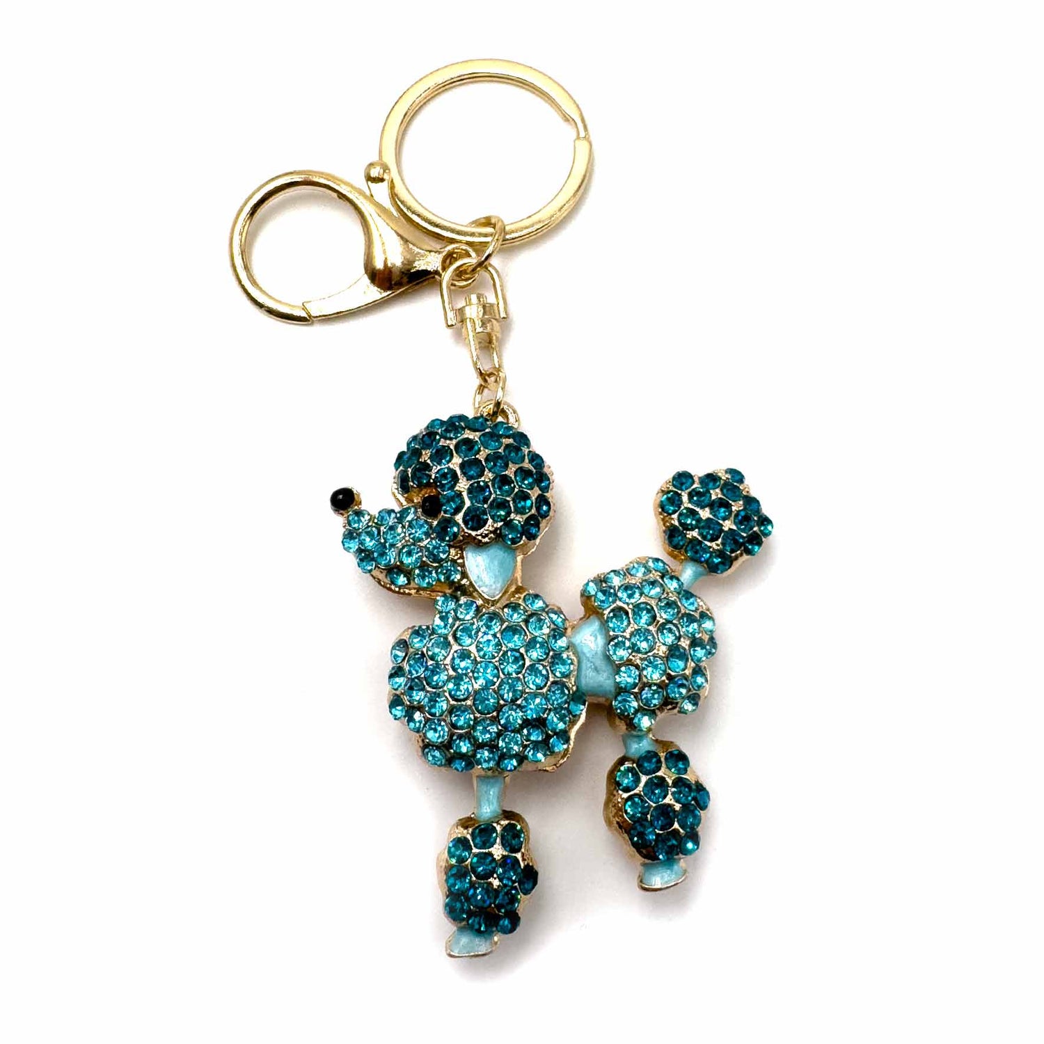 Palestro Milano Portachiavi Azzurro Barboncino