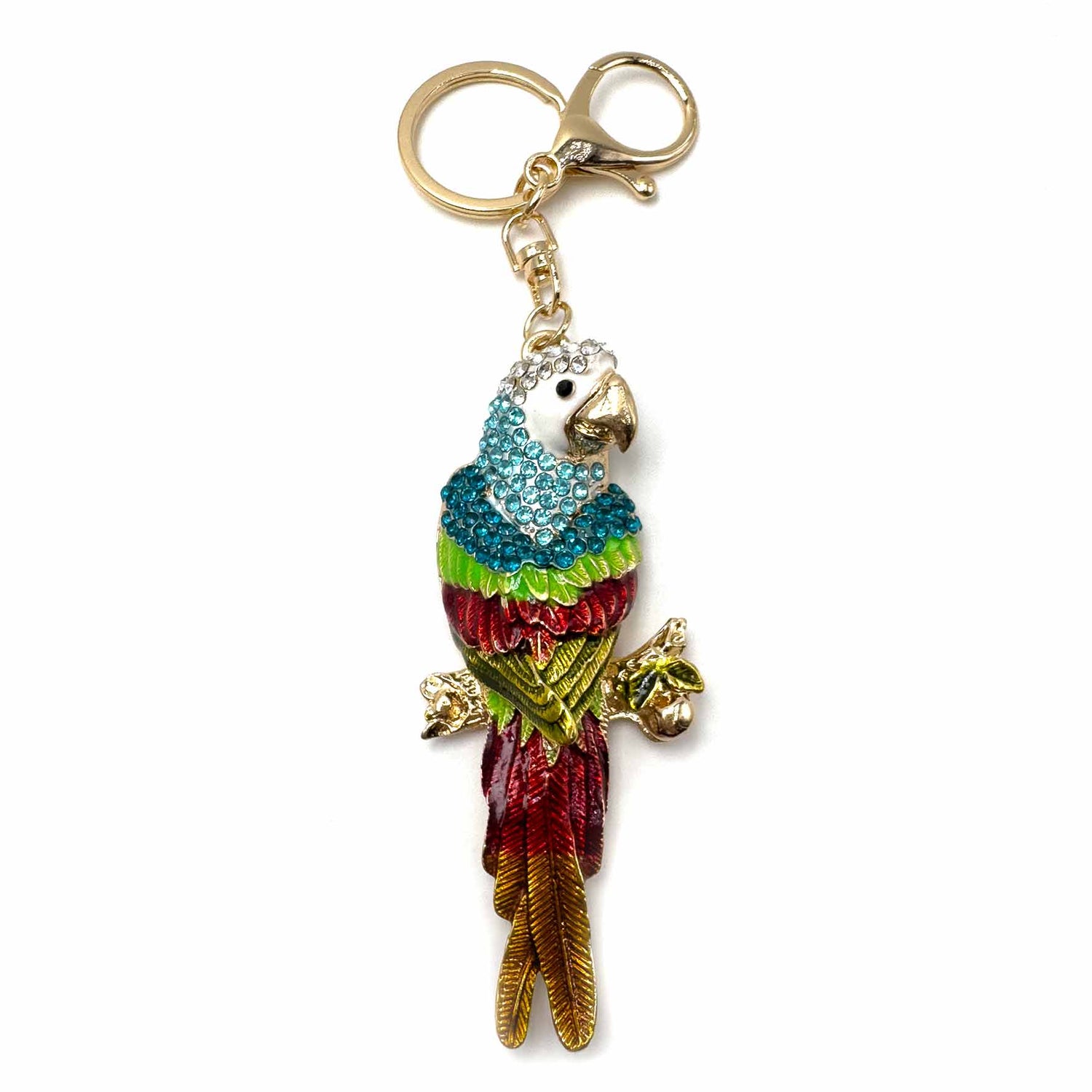 Palestro Milano Portachiavi Azzurro Pappagalli