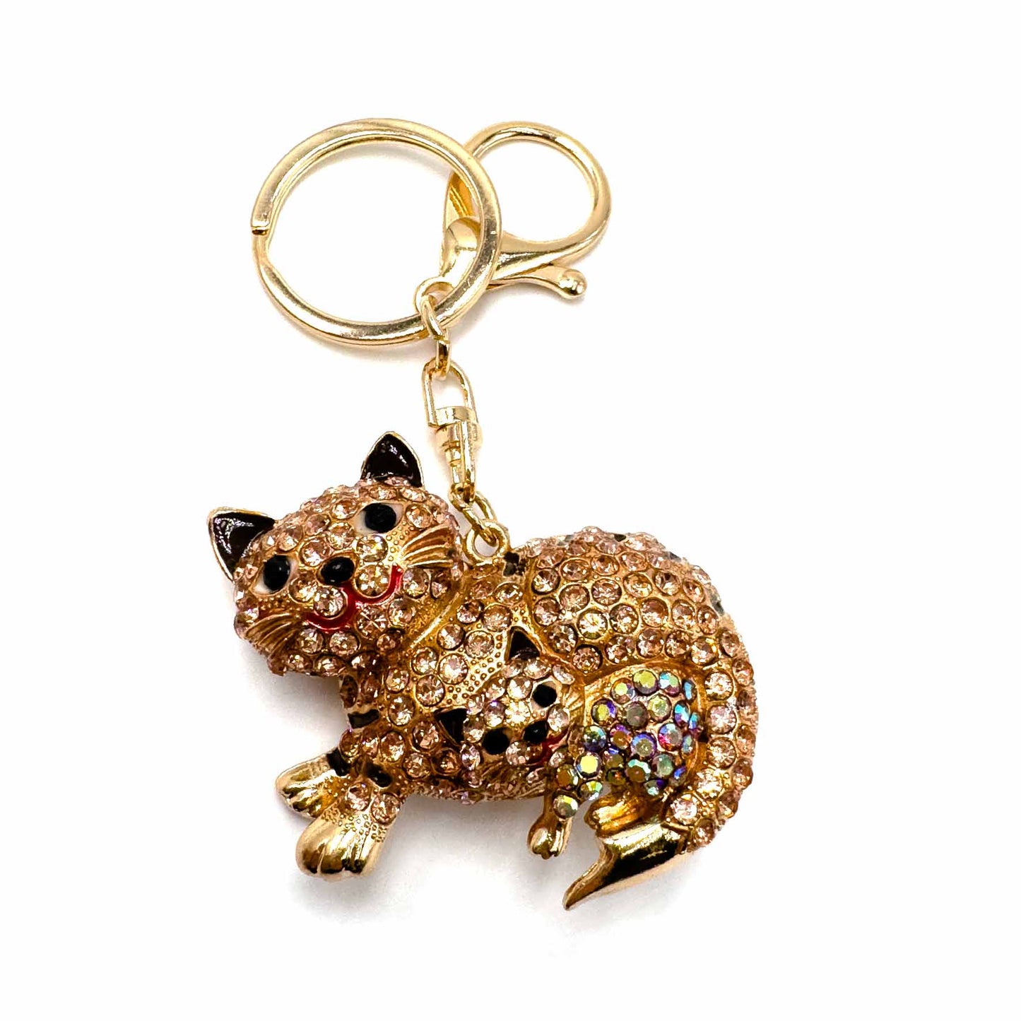 Palestro Milano Portachiavi Mamma Gatto con cucciolo