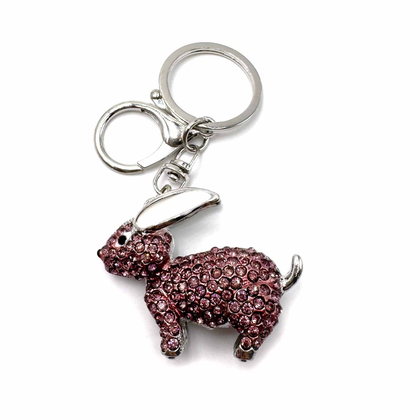 Palestro Milano Portachiavi orecchie bianche Coniglietto