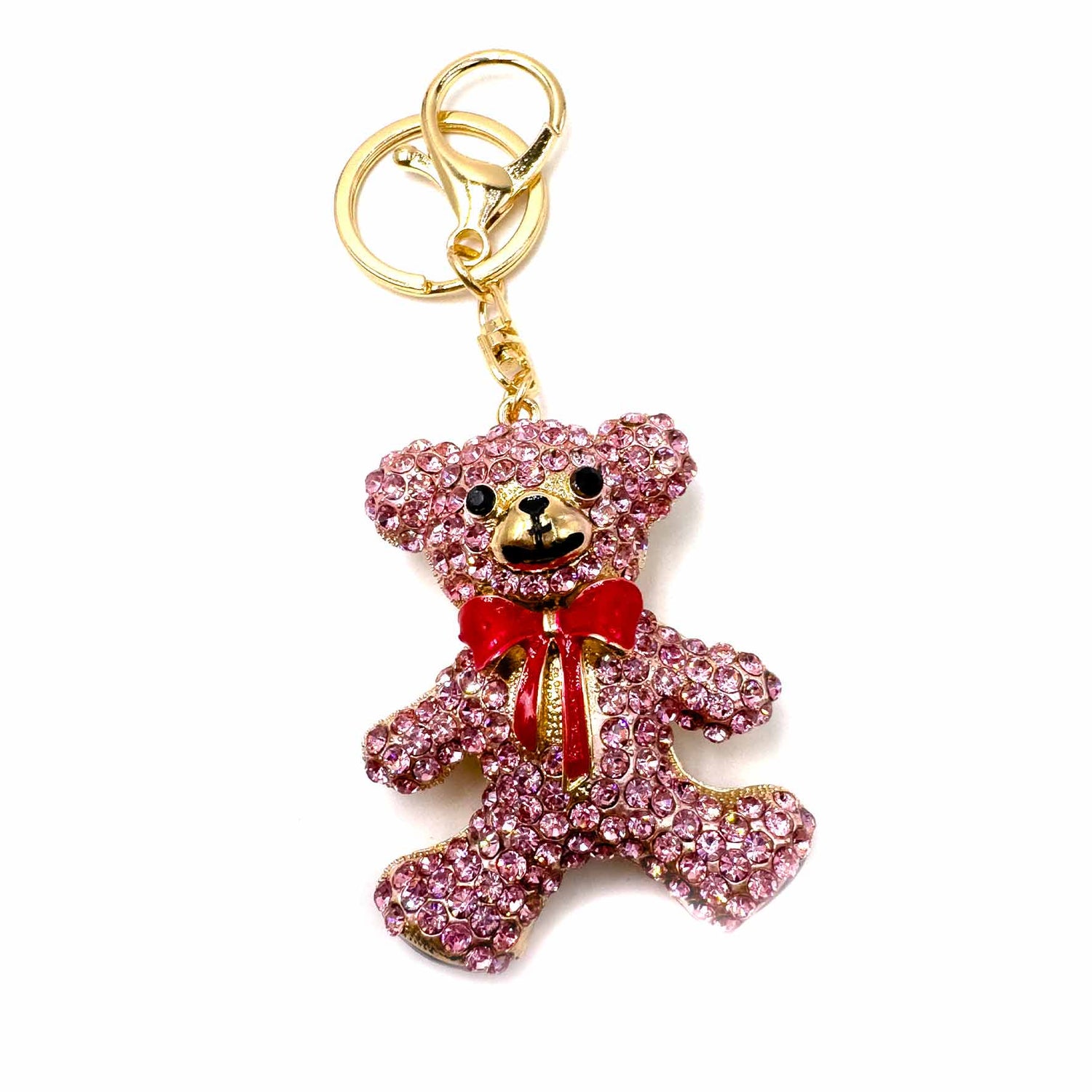 Palestro Milano Portachiavi Pink Teddy Bear Fiocchetto