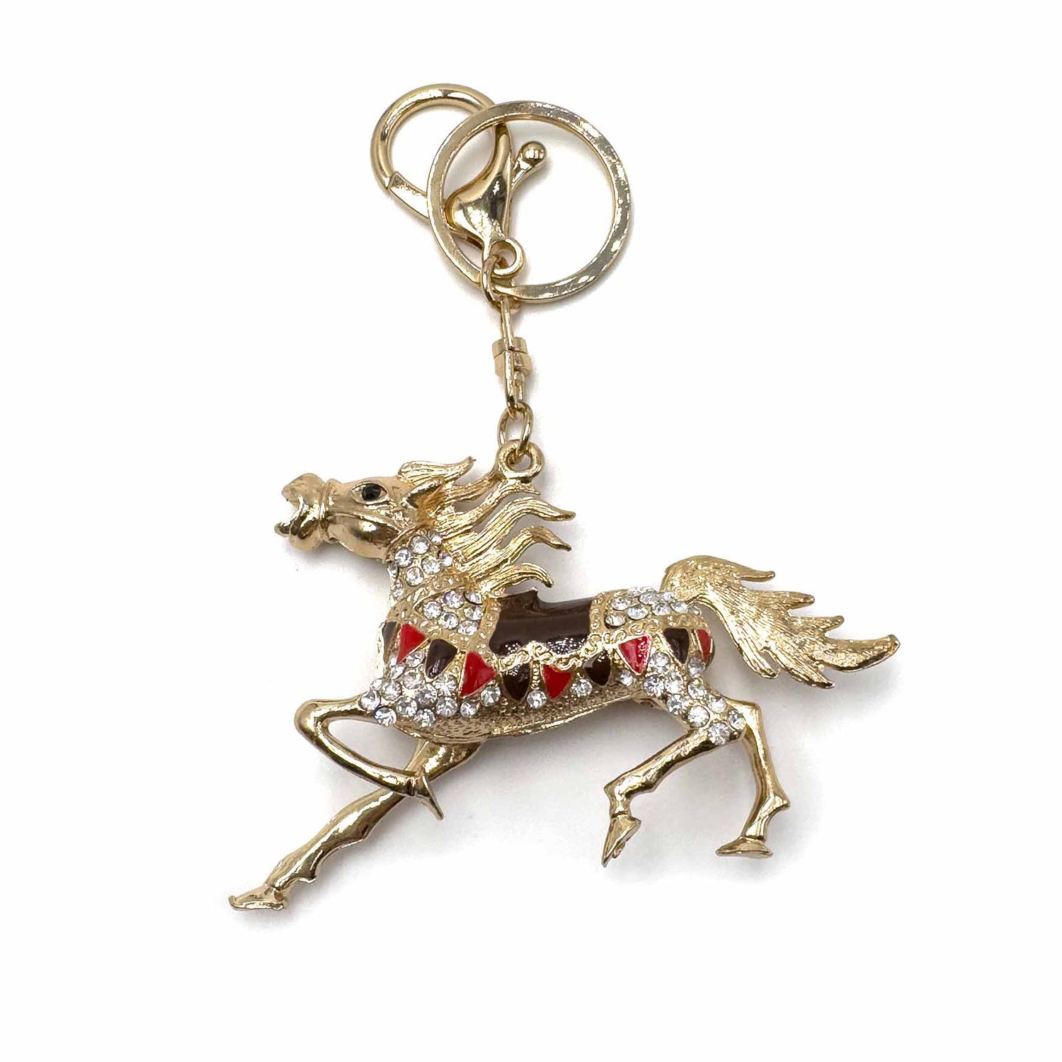 Palestro Milano Portachiavi Sella marrone Cavallo Medievale