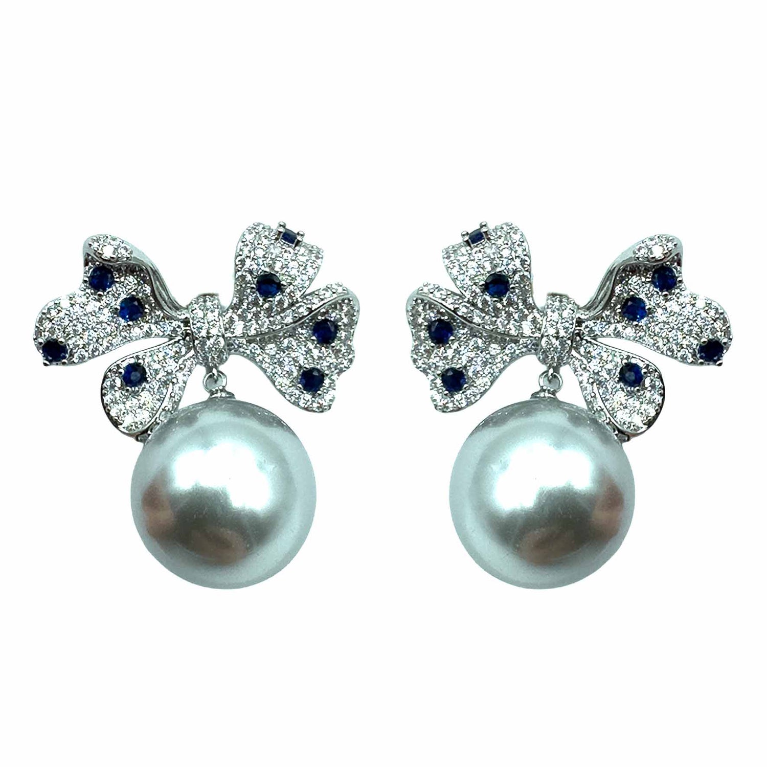 Palestro Milano Silver Perla Grigia Fiocco con Perla Big