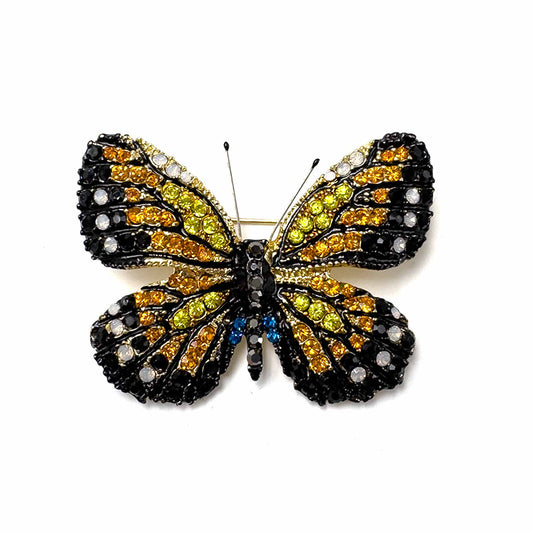 Palestro Milano Spille e spillette Arancio Farfalla