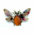 Palestro Milano Spille e spillette Arancio Mosca multicolor