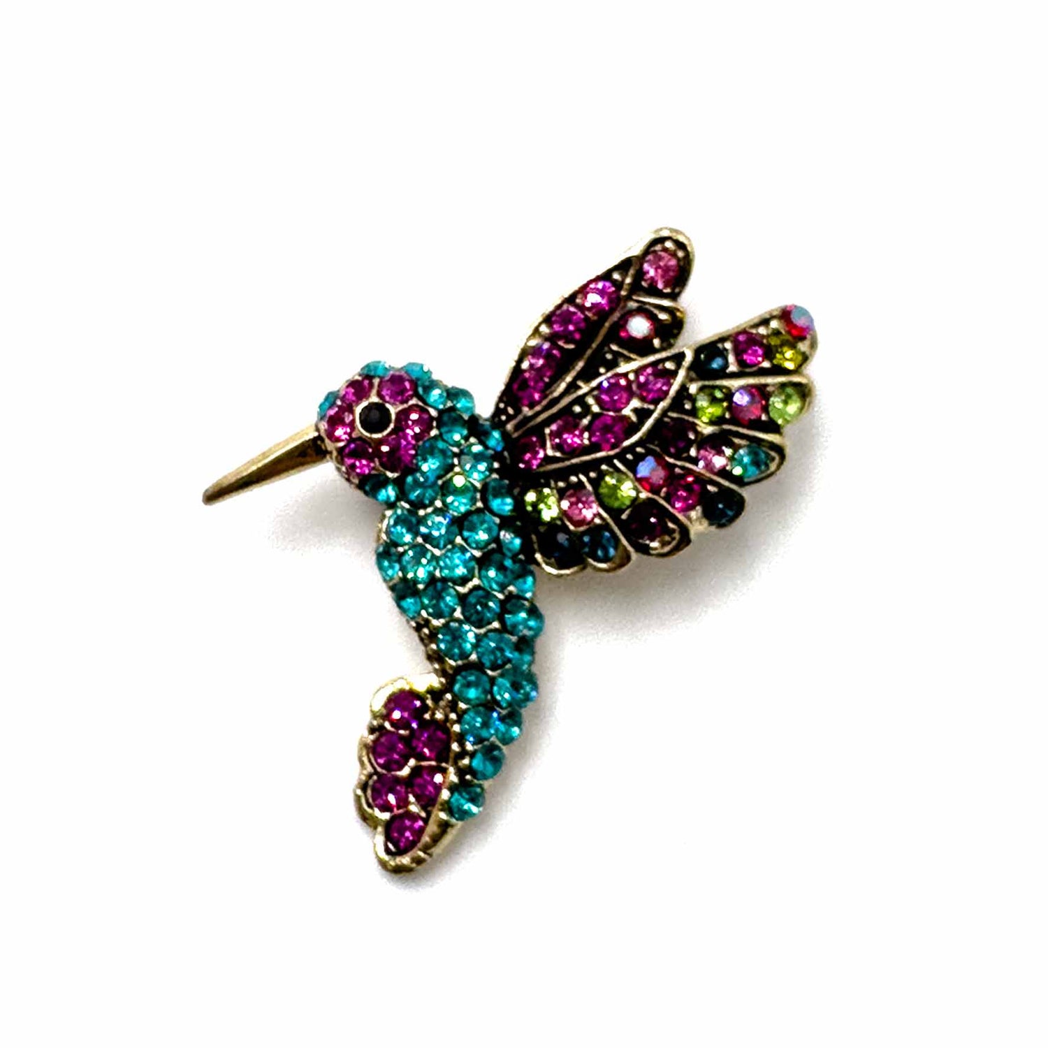 Palestro Milano Spille e spillette Azzurro Colibri