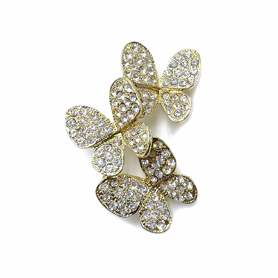 Palestro Milano Spille e spillette Base gold Trio di farfalle