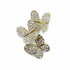 Palestro Milano Spille e spillette Base gold Trio di farfalle