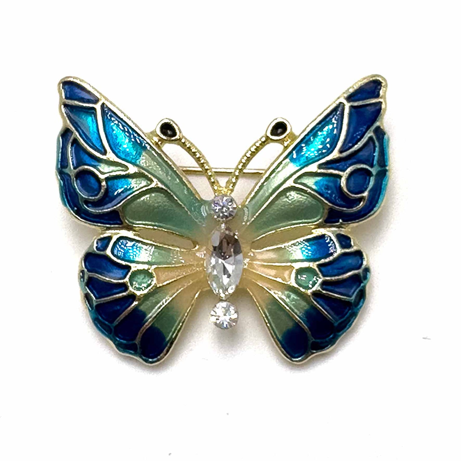 Palestro Milano Spille e spillette Blu Farfalla Fantasy
