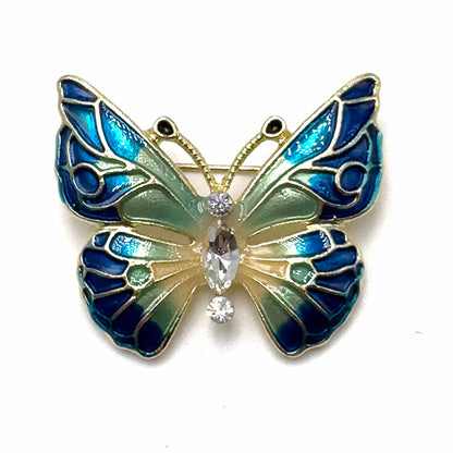 Palestro Milano Spille e spillette Blu Farfalla Fantasy