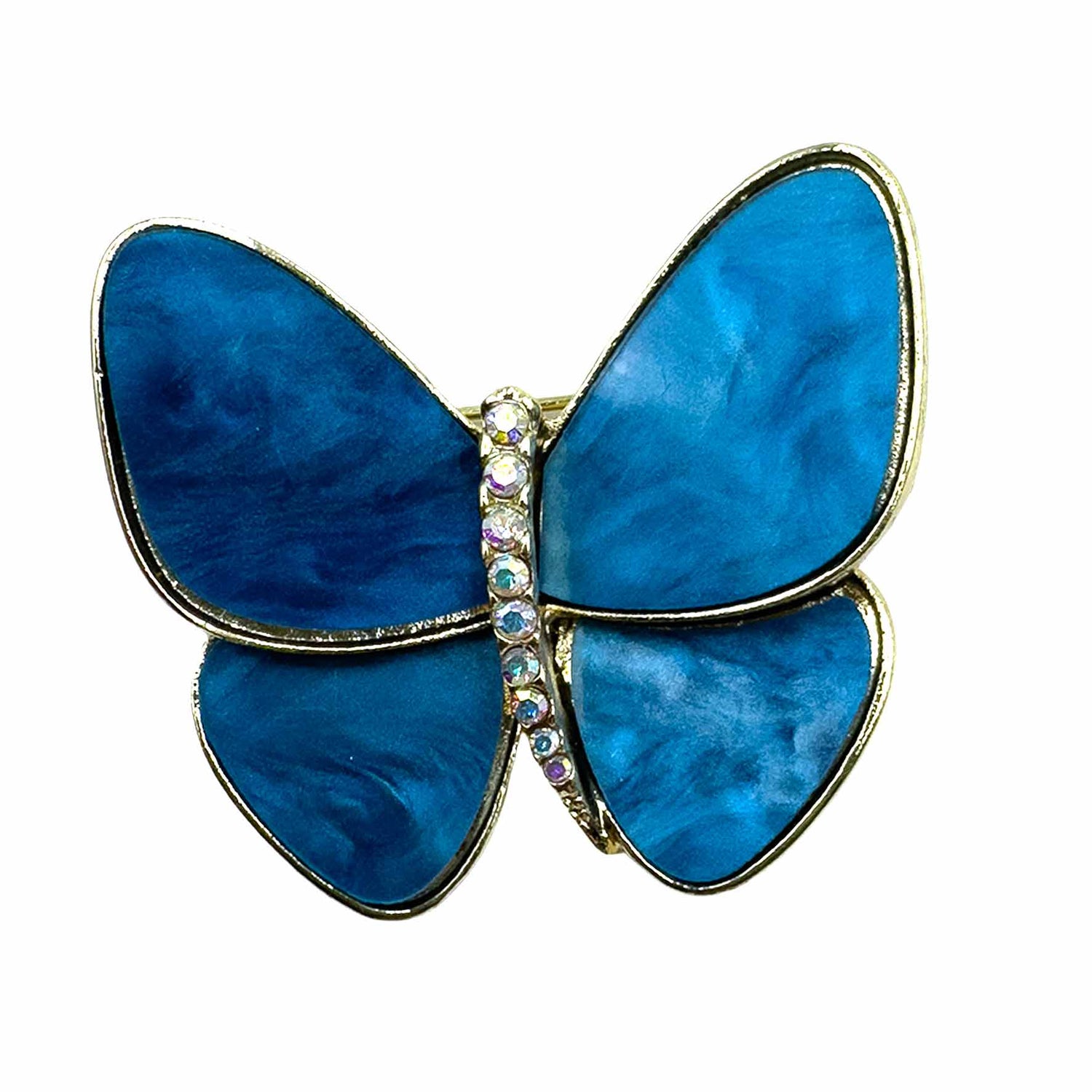 Palestro Milano Spille e spillette Blu Farfalle Smaltate