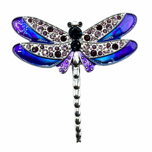 Palestro Milano Spille e spillette Blu/Violet/Amarena Libellula Colorata