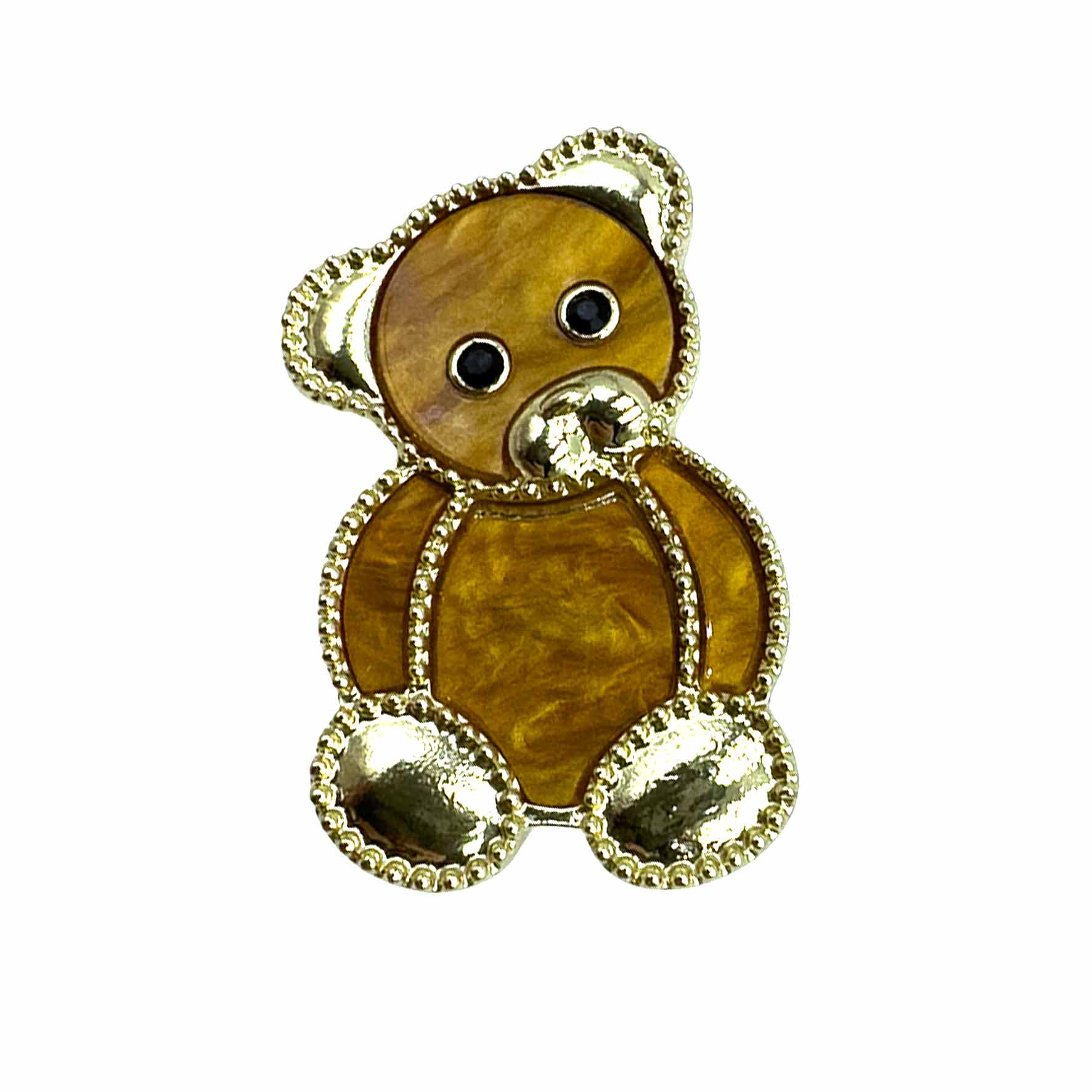 Palestro Milano Spille e spillette Caramello Teddy Bear