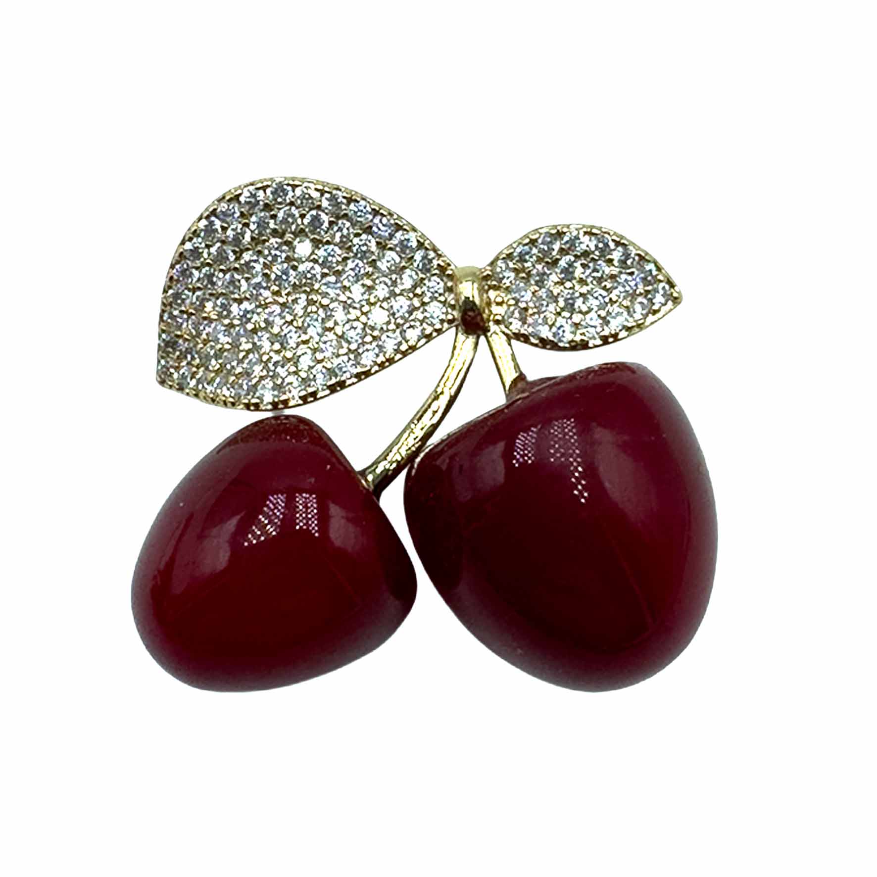 Palestro Milano Spille e spillette Gold Cherry