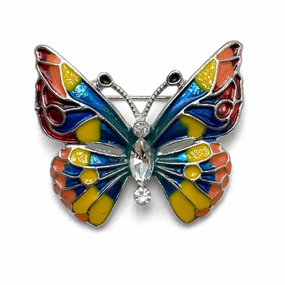 Palestro Milano Spille e spillette Multicolor Farfalla Fantasy
