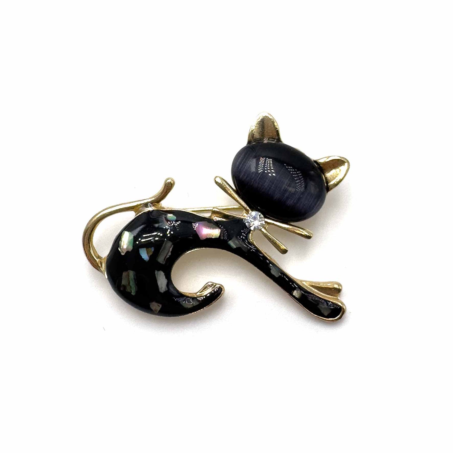 Palestro Milano Spille e spillette Nero Gattino Stirato