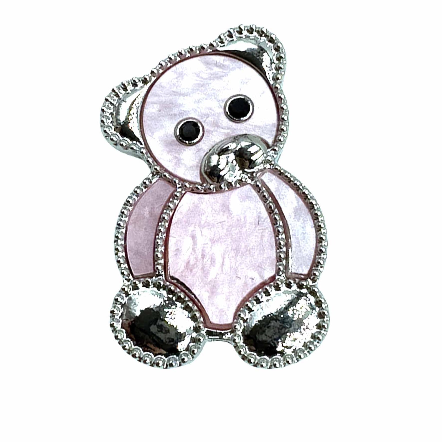 Palestro Milano Spille e spillette Pink base silver Teddy Bear