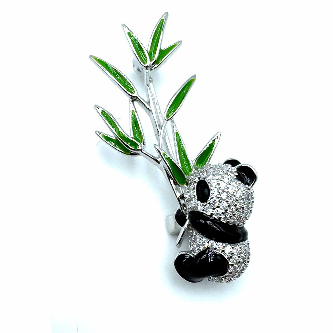 Palestro Milano Spille e spillette Silver Baby Panda e Bambù