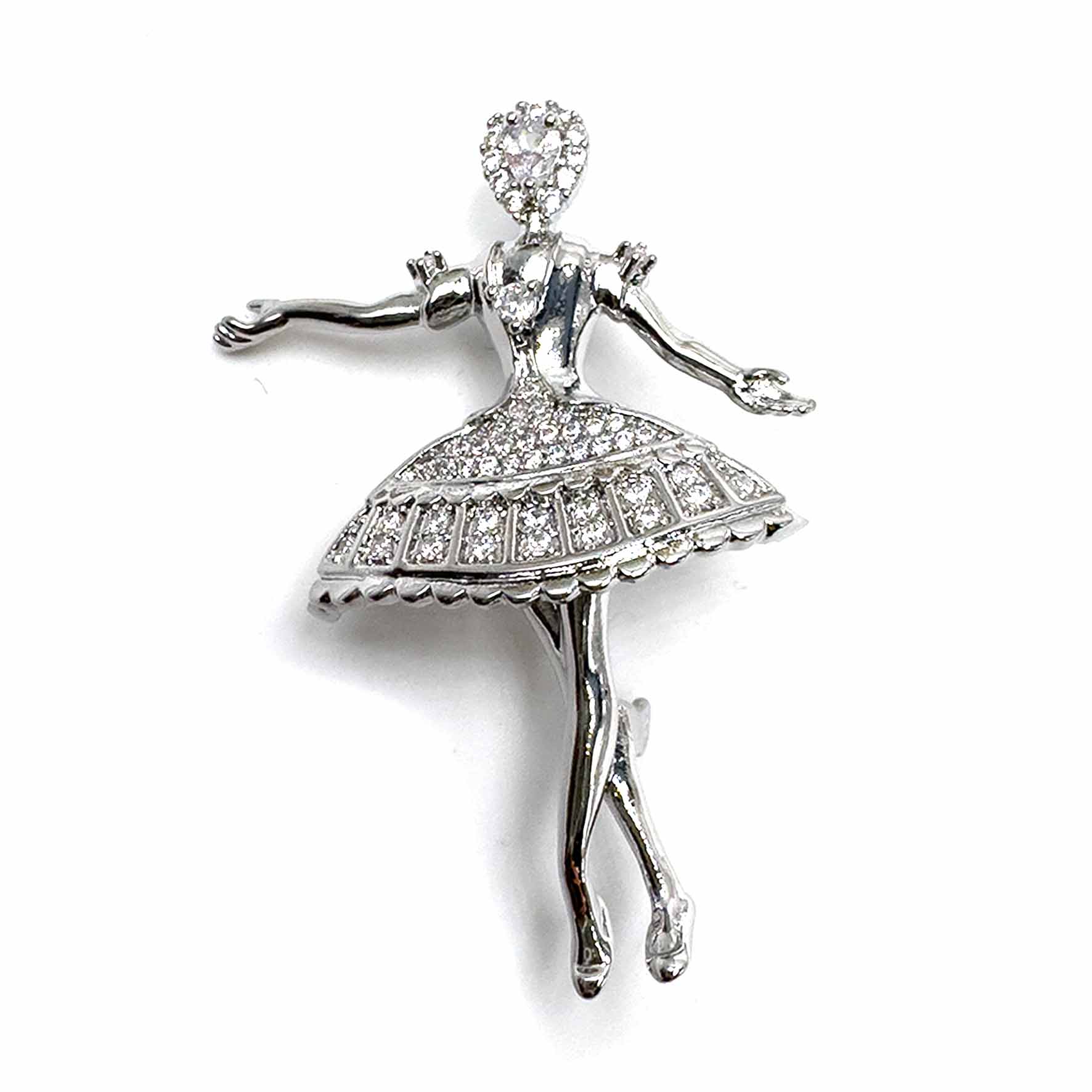 Palestro Milano Spille e spillette Silver Ballerina Classica
