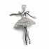 Palestro Milano Spille e spillette Silver Ballerina Classica