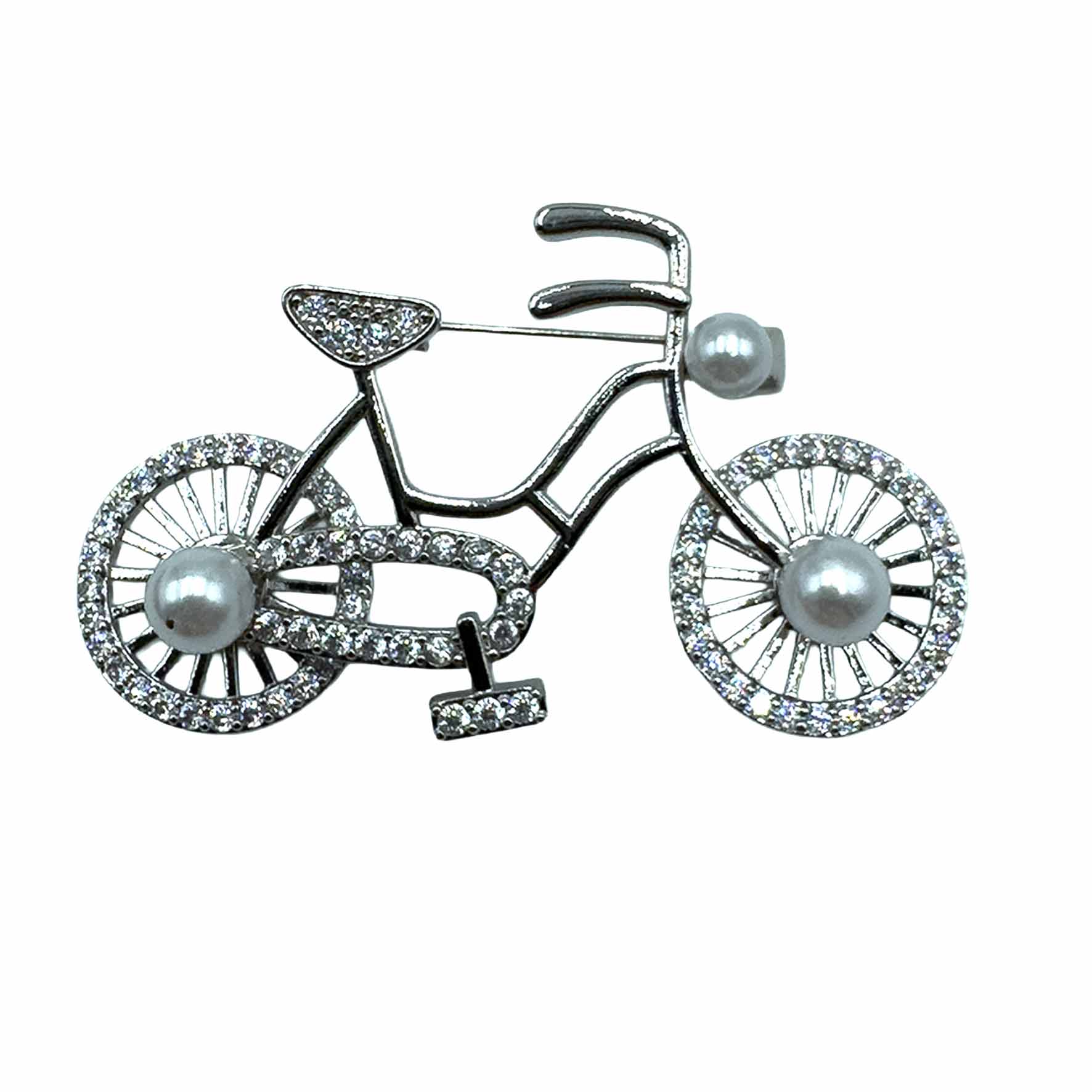 Palestro Milano Spille e spillette Silver Bicicletta