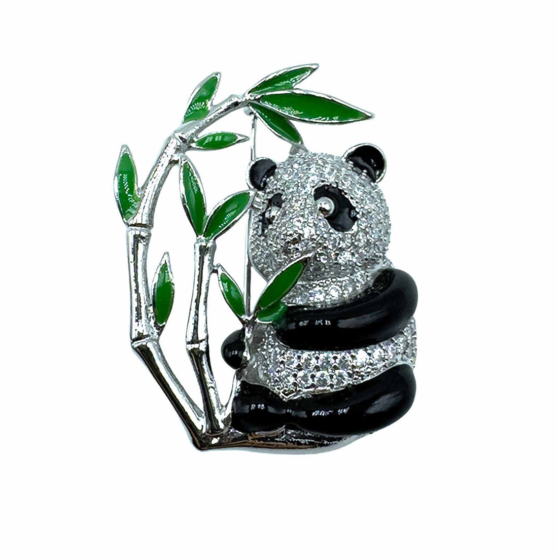 Palestro Milano Spille e spillette Silver Panda e Bambù