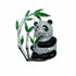 Palestro Milano Spille e spillette Silver Panda e Bambù