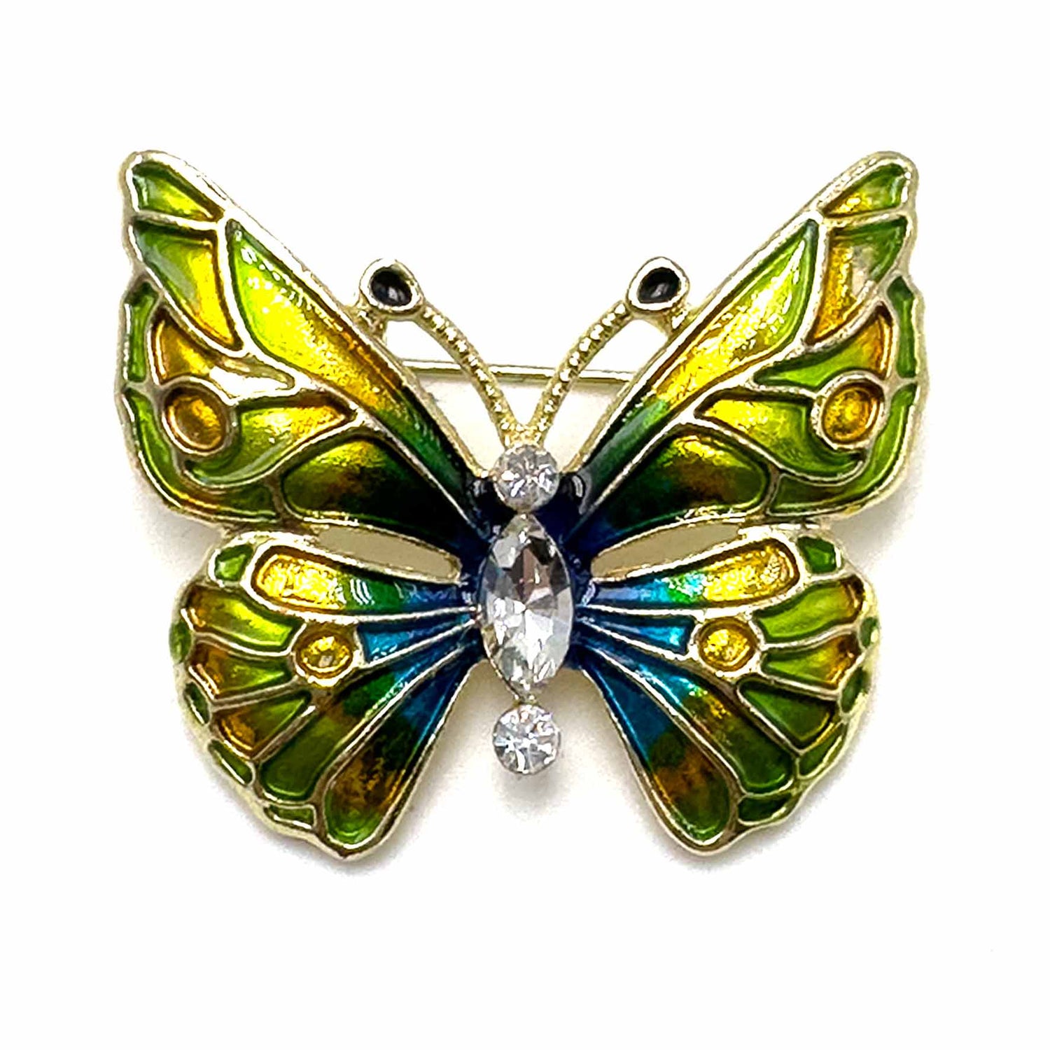 Palestro Milano Spille e spillette Verde Farfalla Fantasy