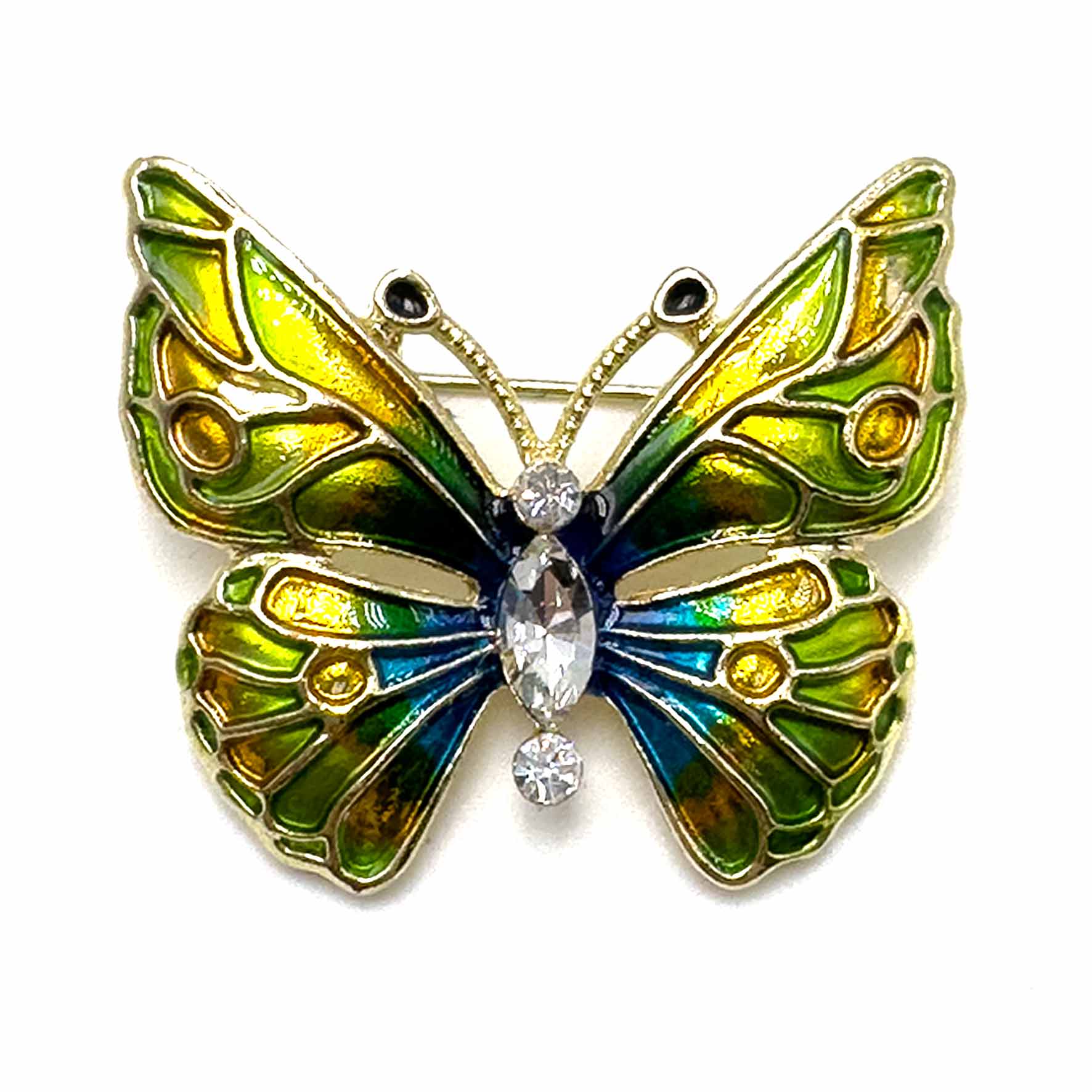 Palestro Milano Spille e spillette Verde Farfalla Fantasy