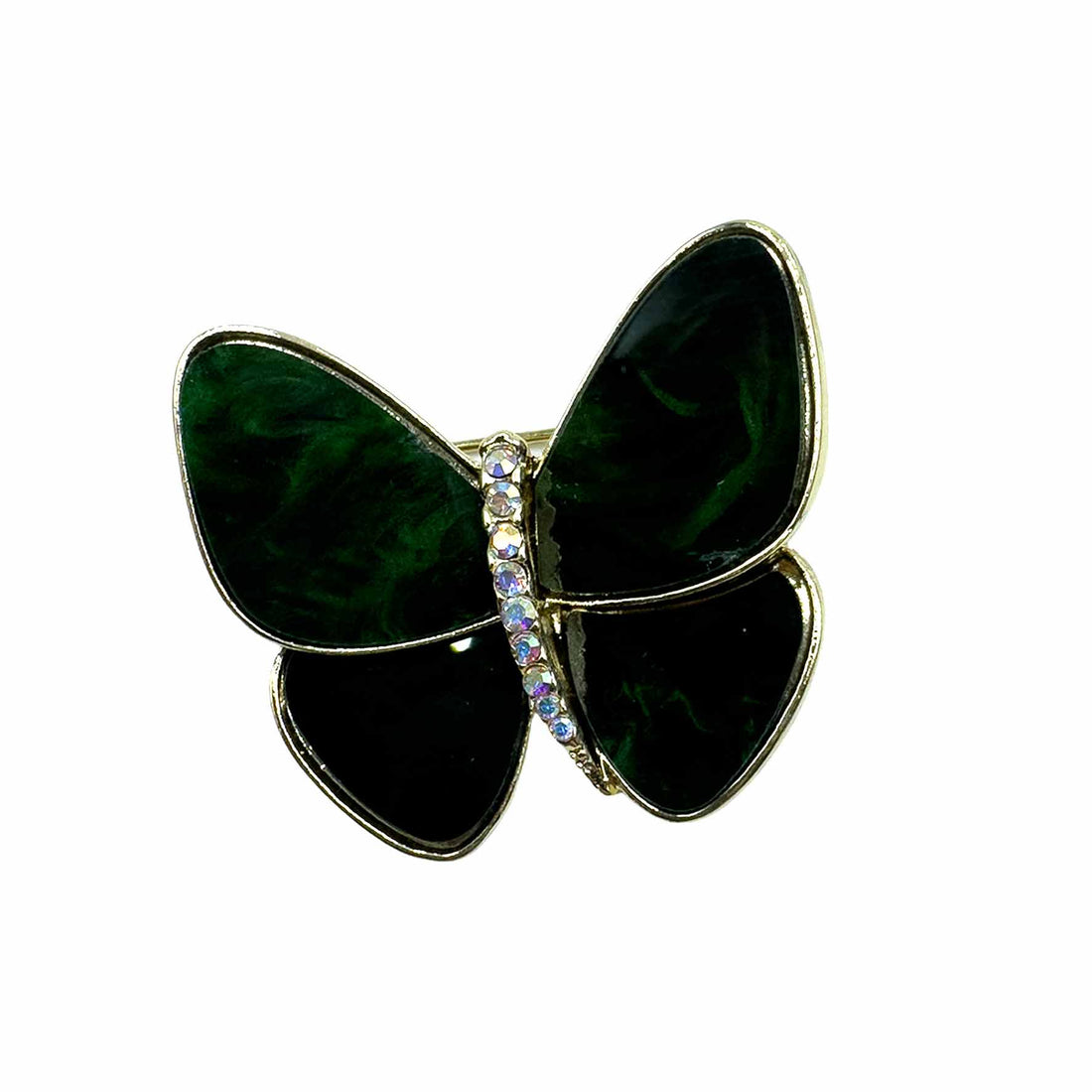 Palestro Milano Spille e spillette Verde Farfalle Smaltate