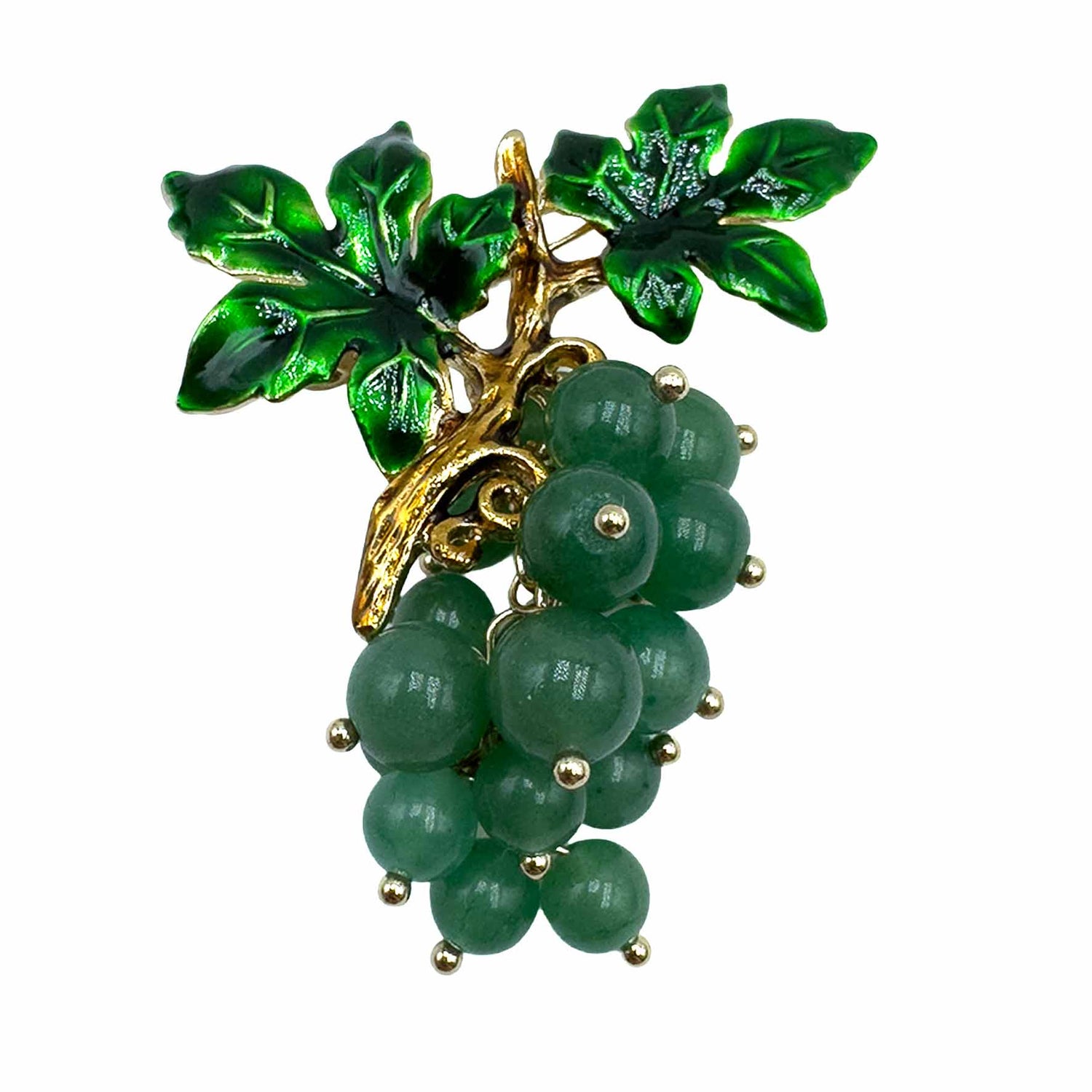 Palestro Milano Spille e spillette Verde Grappoli d&