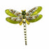 Palestro Milano Spille e spillette Verde Lime/Champagne/Perline Libellula Colorata