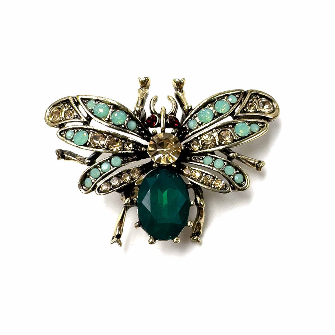 Palestro Milano Spille e spillette Verde Mosca preziosa