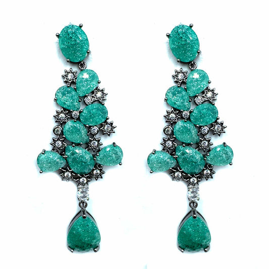 Palestro Milano Verde Alberi di gocce Cristallo