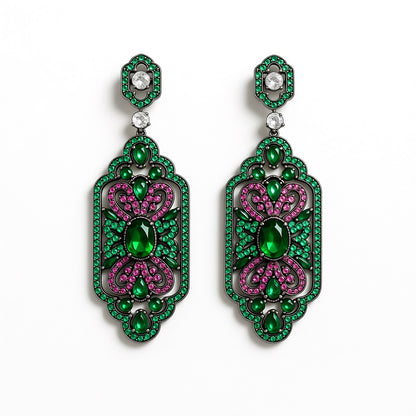 Palestro Milano Verde/Fucsia Rettangoli di Pavè