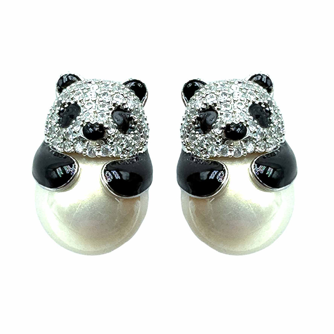 Palestro Milano Orecchini Perla Champagne Panda &amp; Perla