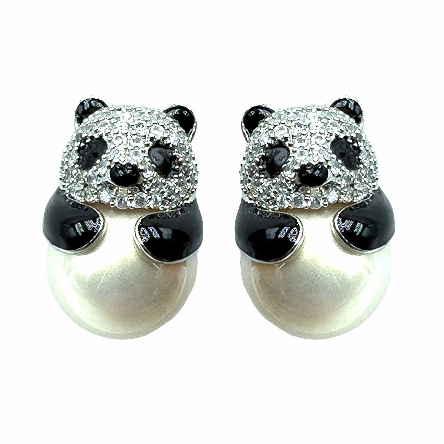 Palestro Milano Orecchini Perla Champagne Panda &amp; Perla