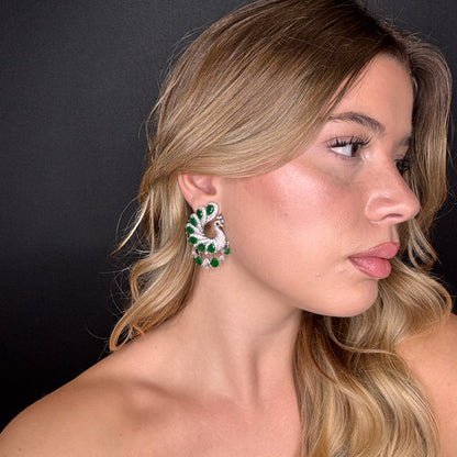 Palestro Milano Pavoni con coda di cristalli