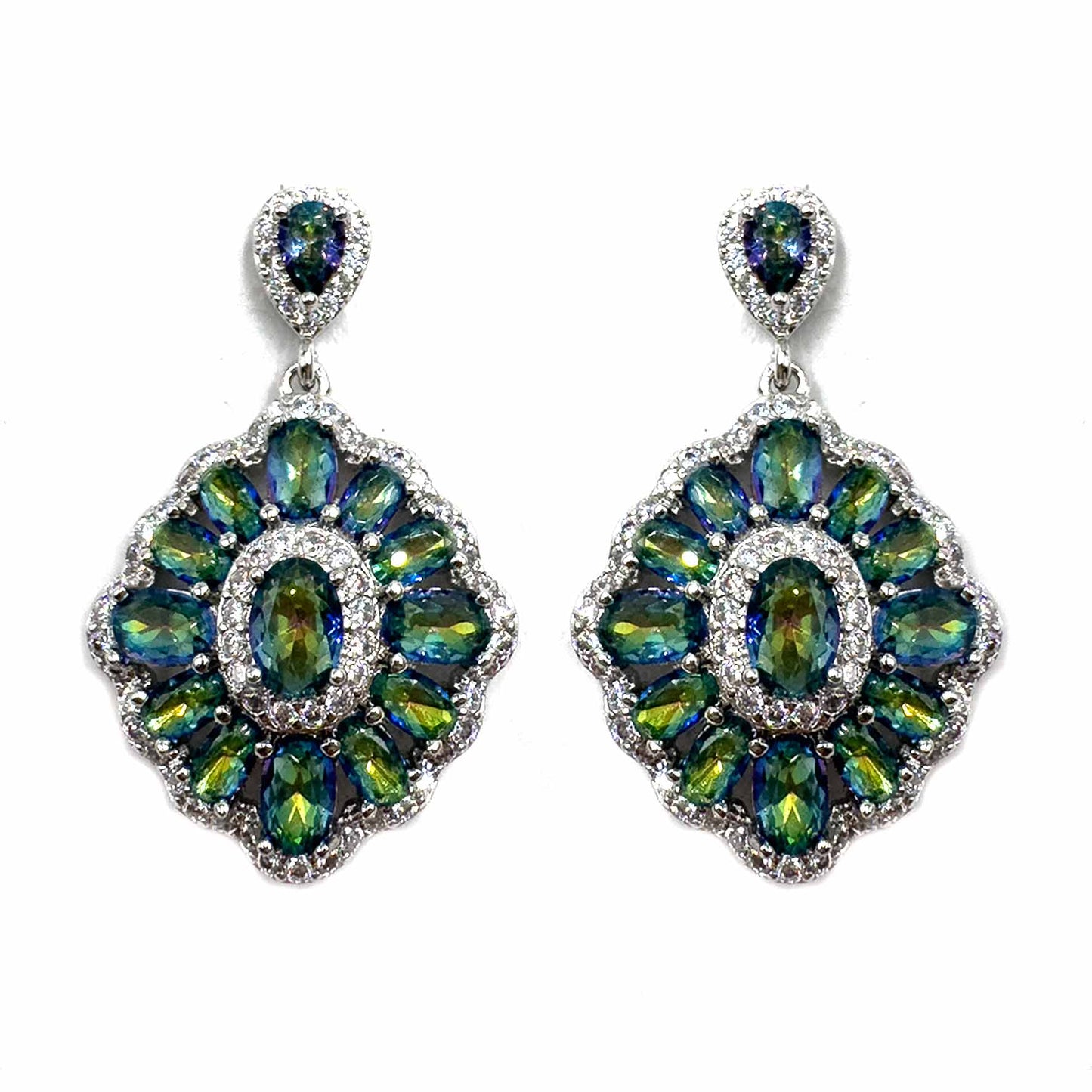 Pendente opalescente blu