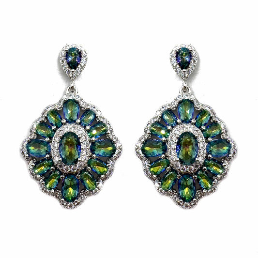 Pendente opalescente blu