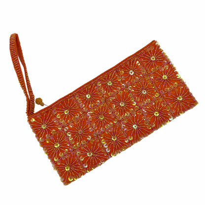 Pochette a Quadrati di Pailettes