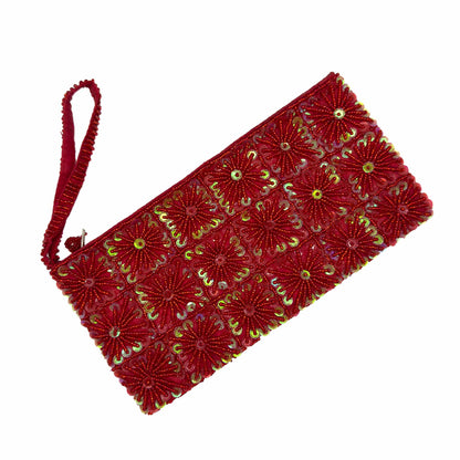 Pochette a Quadrati di Pailettes