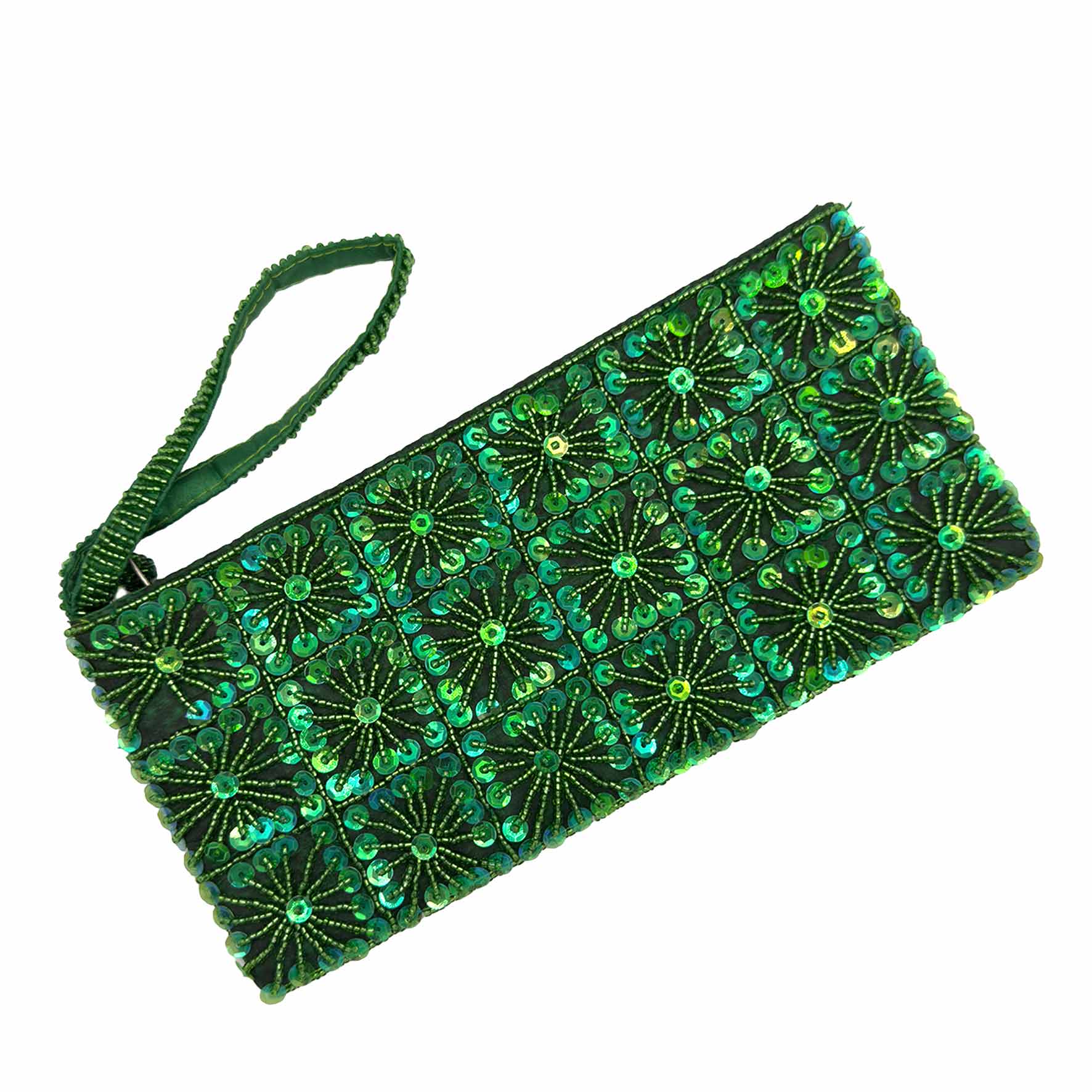 Pochette a Quadrati di Pailettes