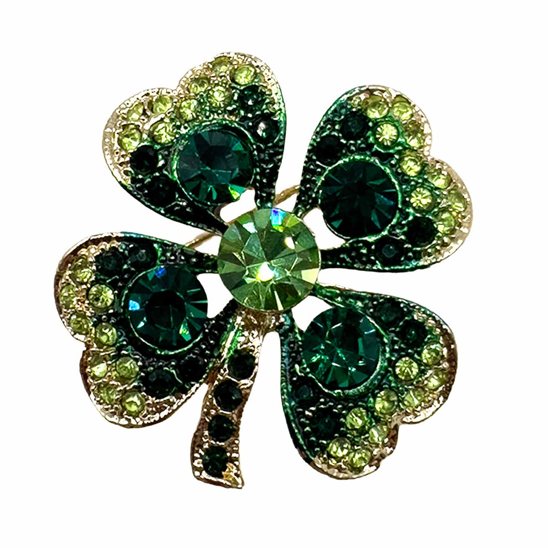 Palestro Milano Spille e spillette Verde Quadrifoglio di Gemme