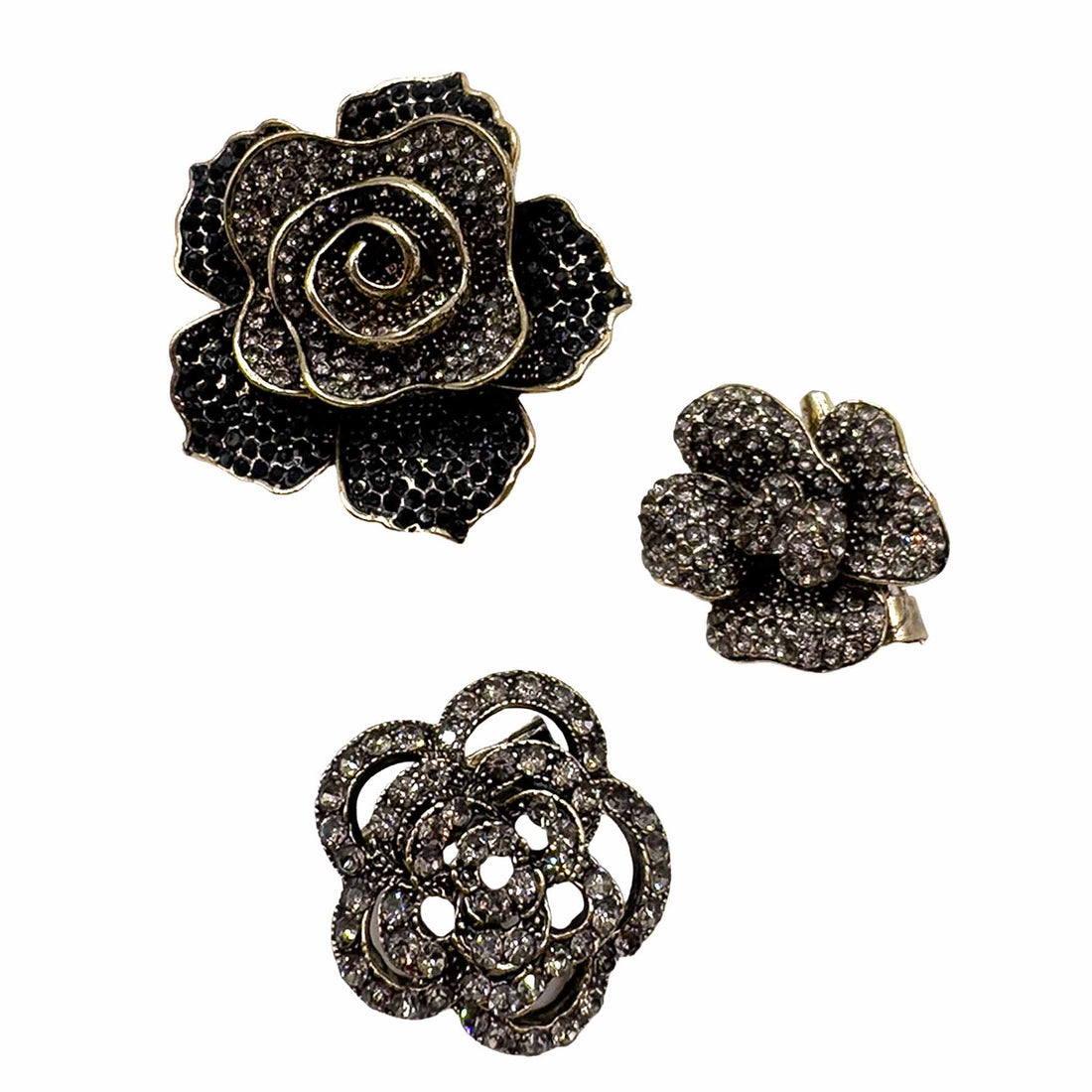 Palestro Milano Spille e spillette Black/Grigio Rose - Set
