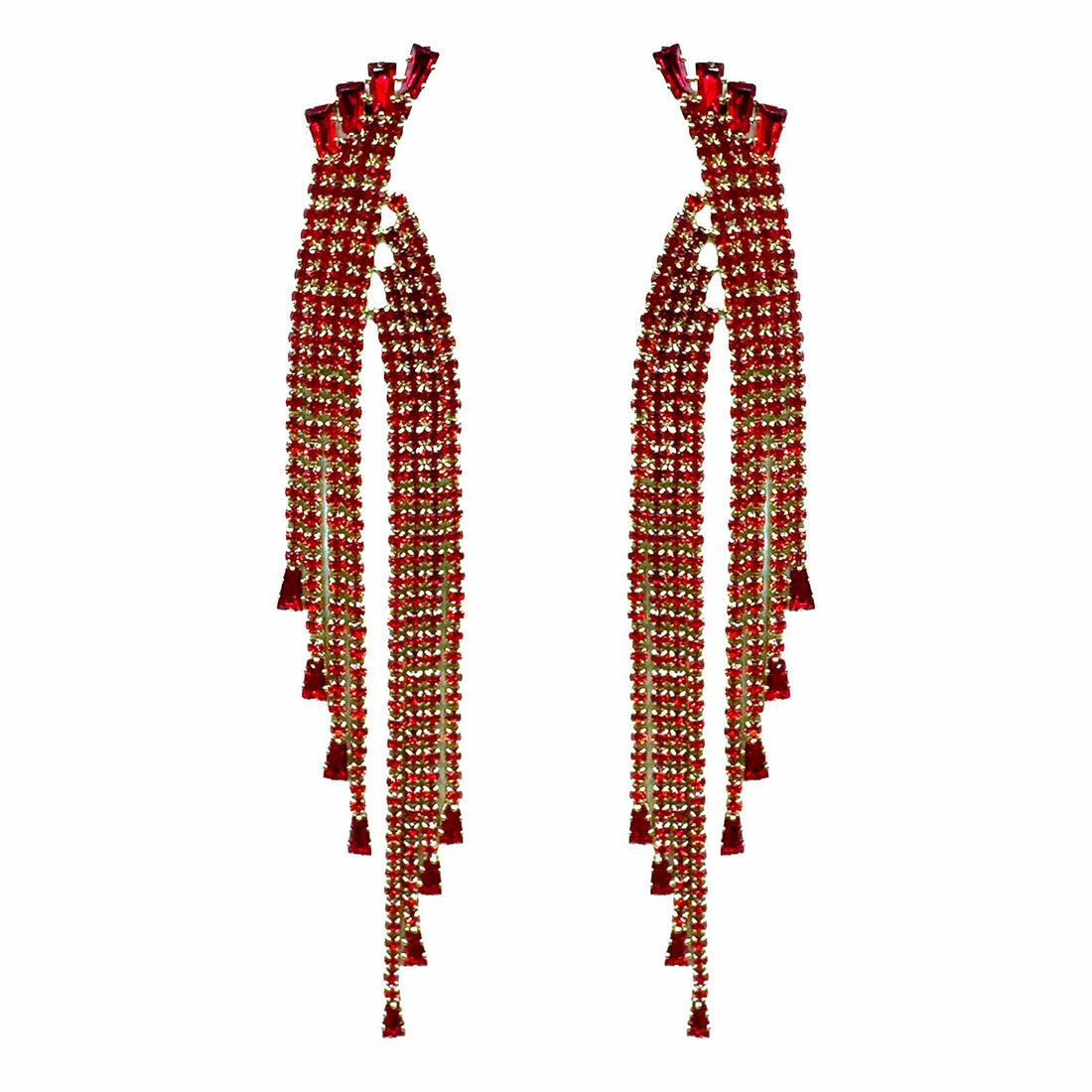 Palestro Milano Orecchini Gold - Rosso Serenity