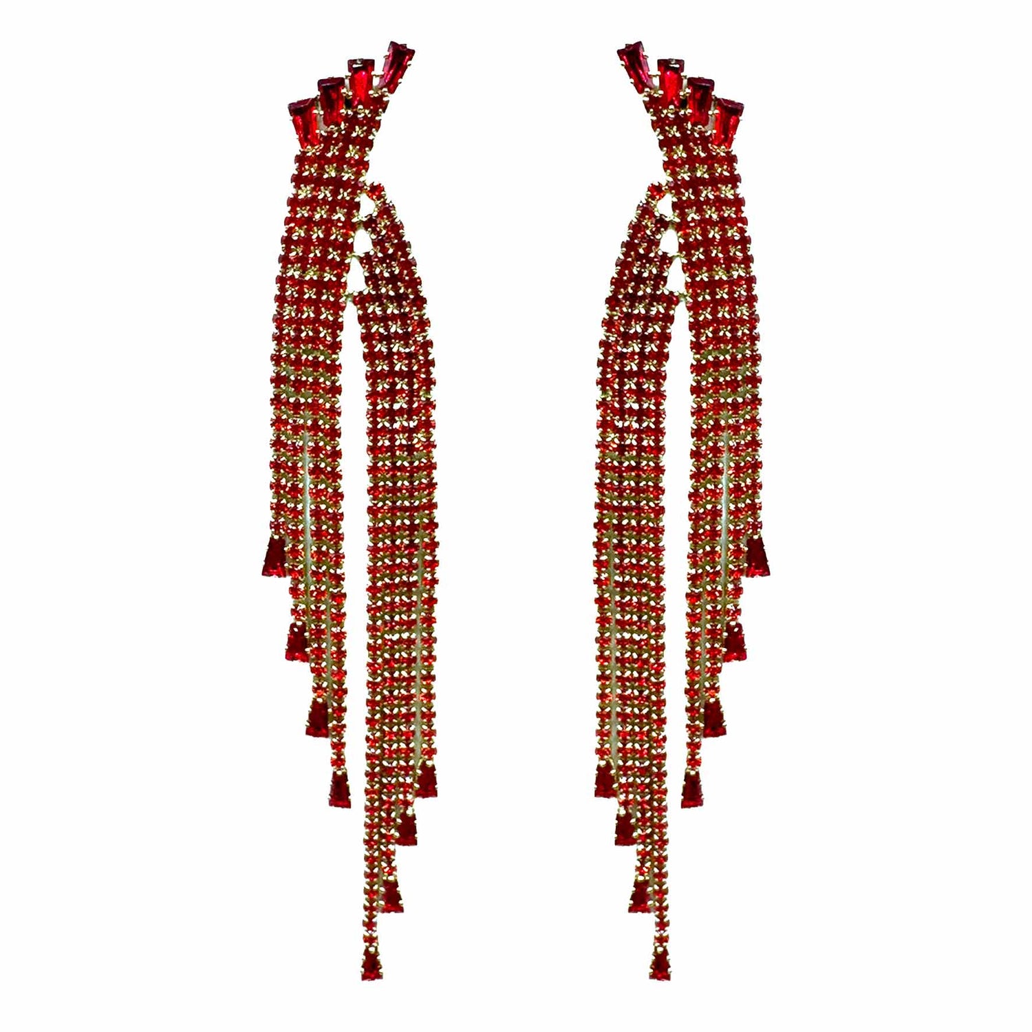Palestro Milano Orecchini Gold - Rosso Serenity