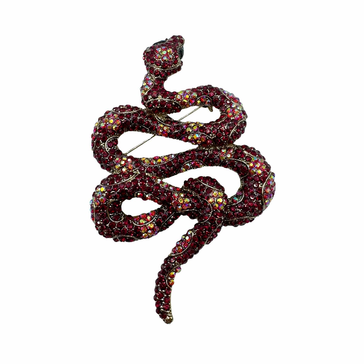 Palestro Milano Spille e spillette Rubino Serpente Big