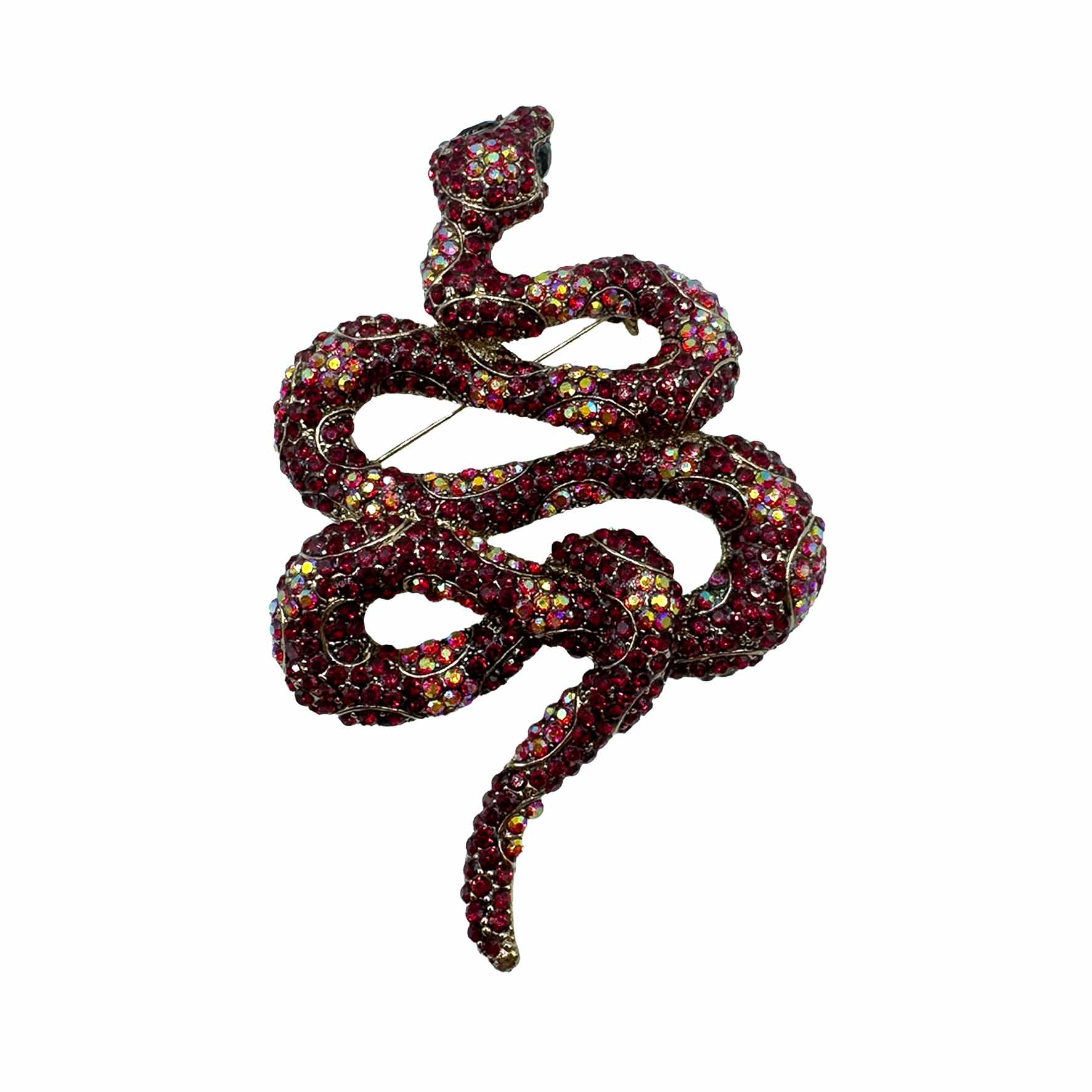 Palestro Milano Spille e spillette Rubino Serpente Big